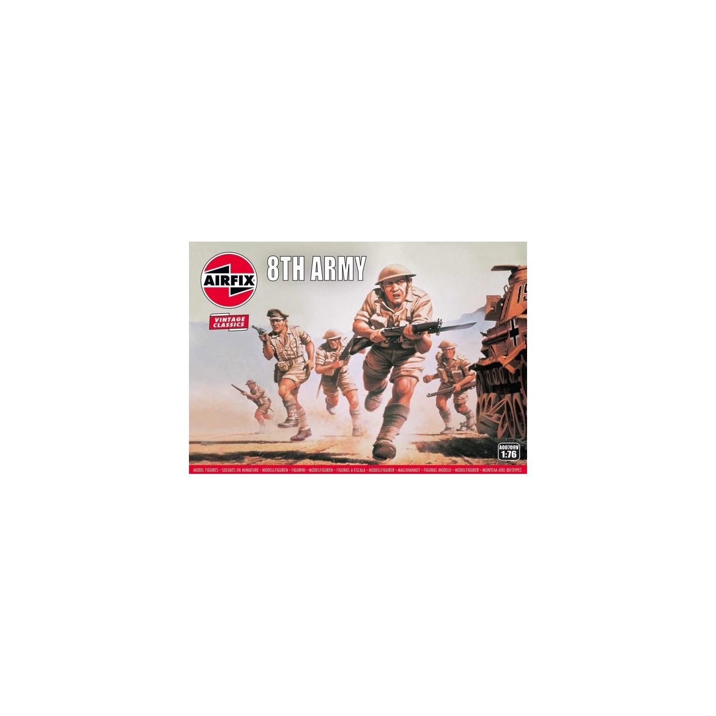 BRITRISH ARMY WWII AIRFIX 1/76