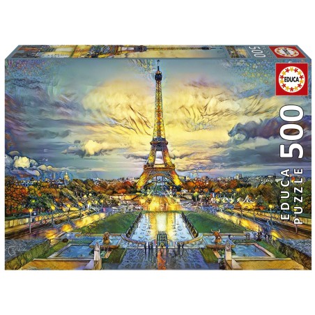 PUZZLE TORRE EIFIEL 500  EDUCA 19621