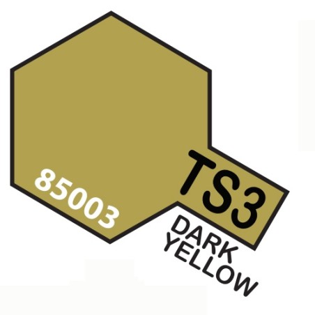 SPRAY AMARILLO OSCURO TS-3 TAMIYA 85003