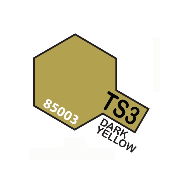 SPRAY AMARILLO OSCURO TS-3 TAMIYA 85003
