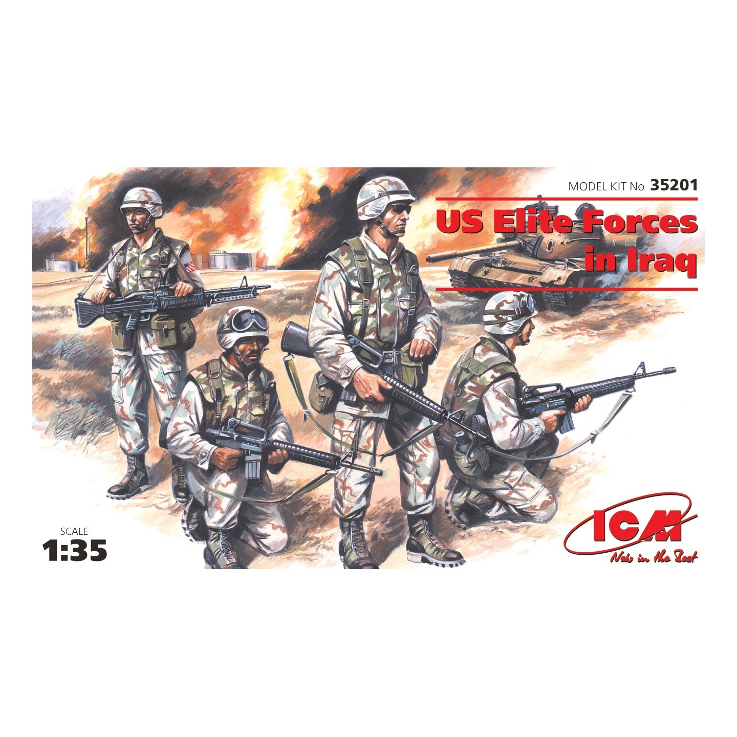 U.S. ELITE FORCES IN IRAQ ICM 1/35