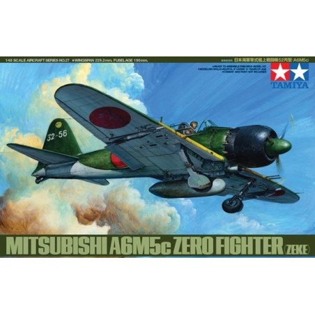 MITSUBISHI A6M5c ZERO FIGHTER TAMIYA 61027 ESCALA 1/48