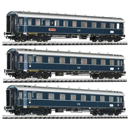 SET 3 COCHES DE PASAJEROS DOMPFEIL" DB LILIPUT 330501 ESCALA H0"