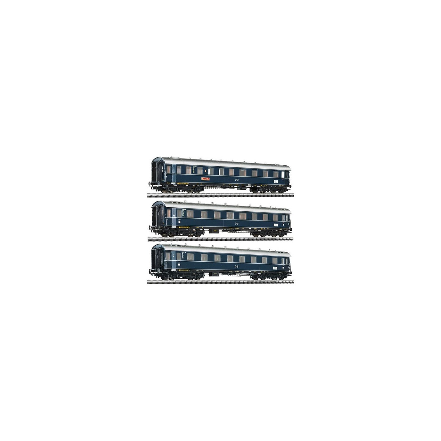 SET 3 COCHES DE PASAJEROS DOMPFEIL" DB LILIPUT 330501 ESCALA H0"