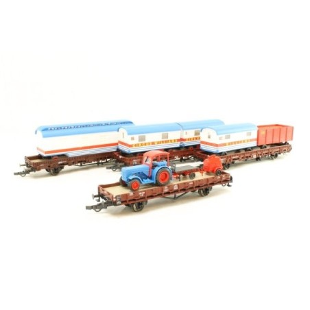 SET VAGONES CIRCUS WILLIAMS DB ROCO 44130 ESCALA H0