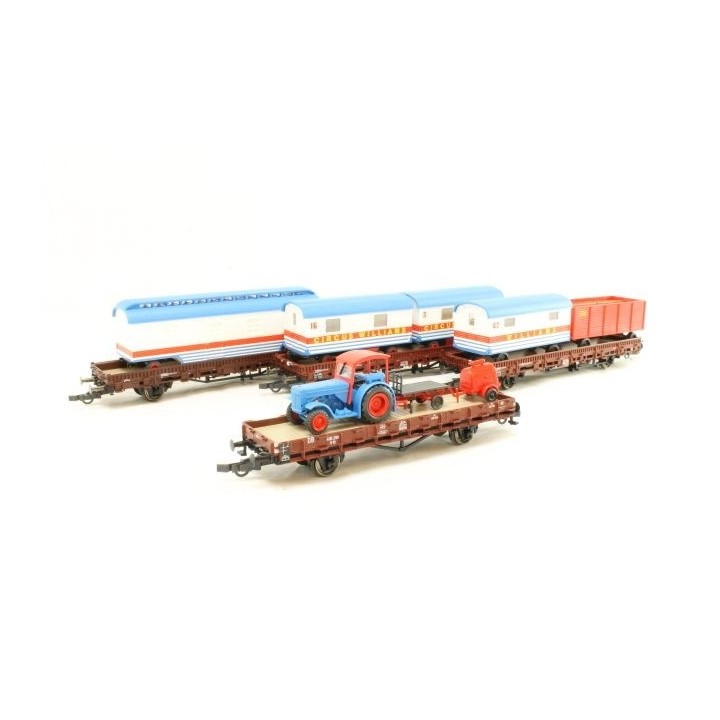 SET VAGONES CIRCUS WILLIAMS DB ROCO 44130 ESCALA H0