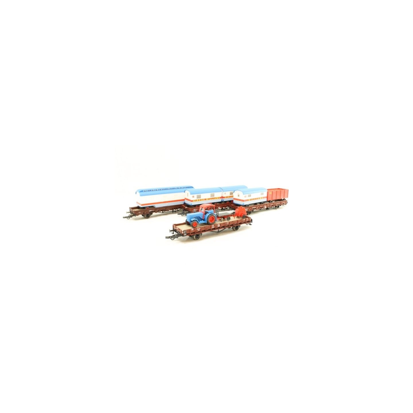 SET VAGONES CIRCUS WILLIAMS DB ROCO 44130 ESCALA H0