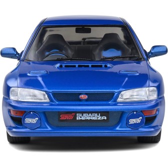 SUBARU IMPREZA 22B STI 1998 AZUL METALIZADO SOLIDO S1807401 ESCALA 1/18