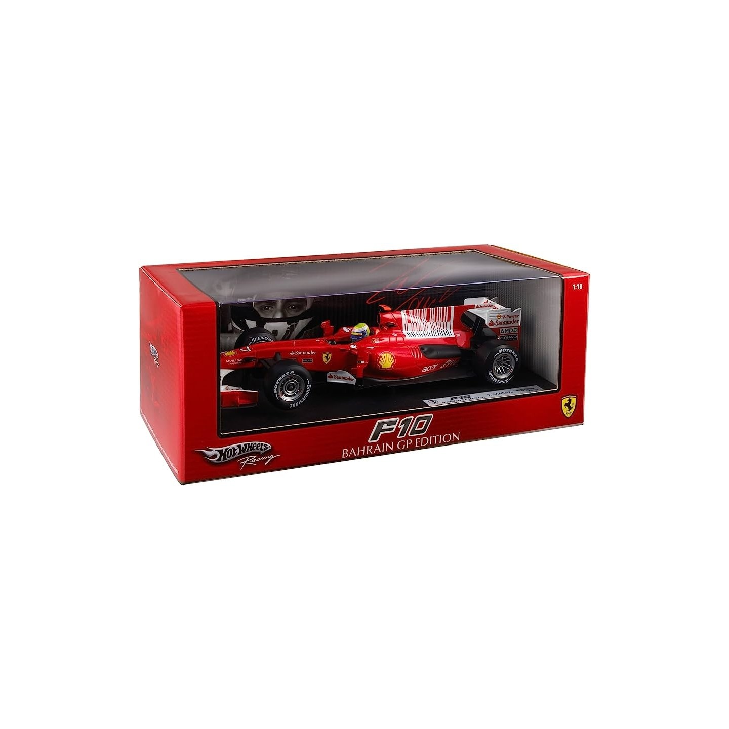 2010 FERRARI F10 F. MASSA BAHRAIN GP EDITIO ESCALA 1/18