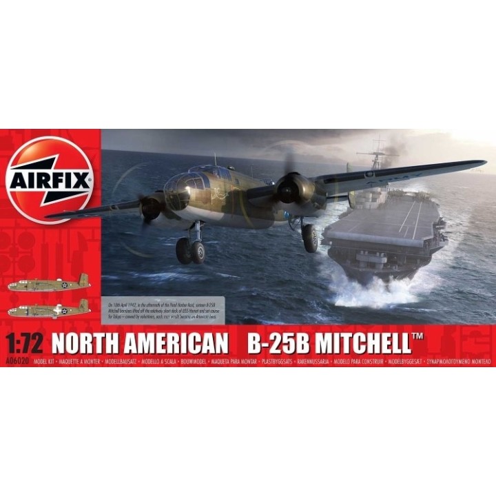 NORTH AMERICAN B-25B MITCHELL AIRFIX 1/72