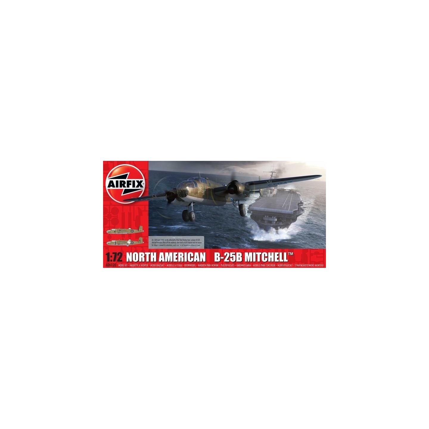 NORTH AMERICAN B-25B MITCHELL AIRFIX 1/72