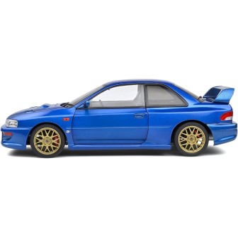 SUBARU IMPREZA 22B STI 1998 AZUL METALIZADO SOLIDO S1807401 ESCALA 1/18