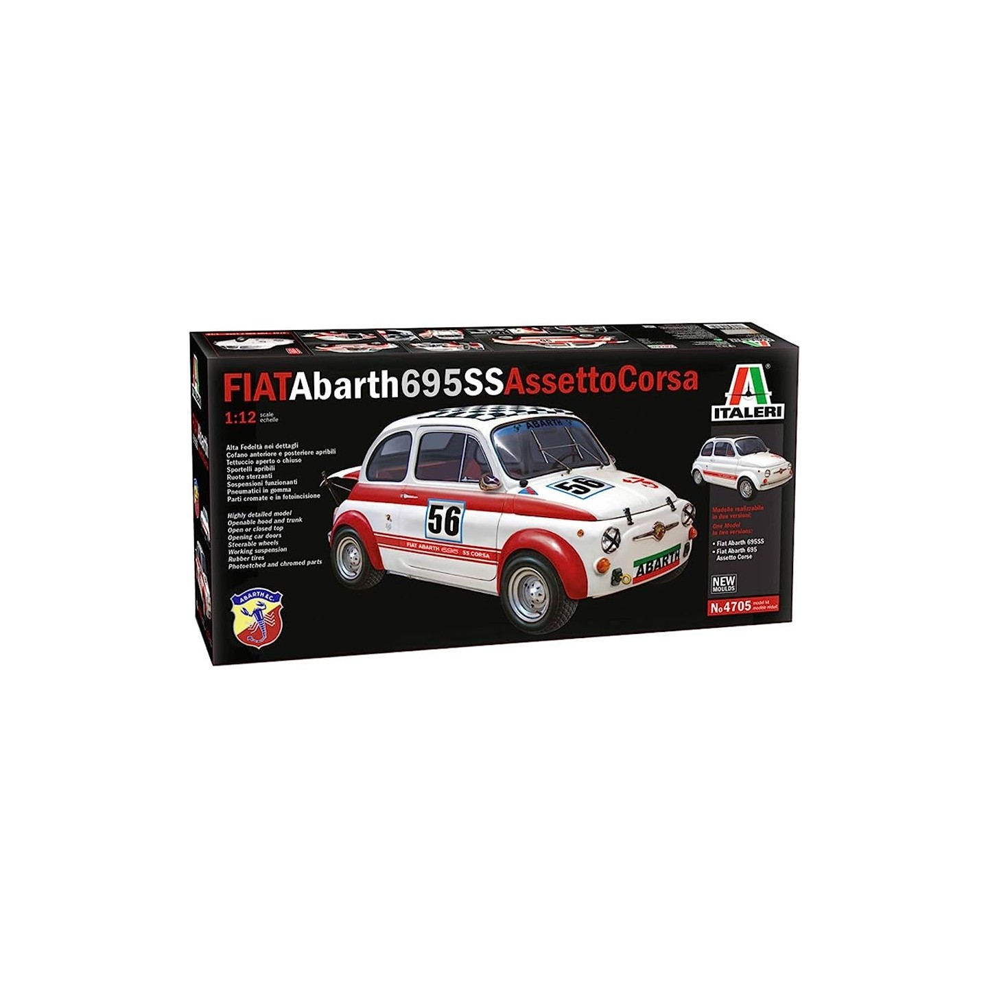 FIAT ABARTH 695 SS ITALERI 1/12