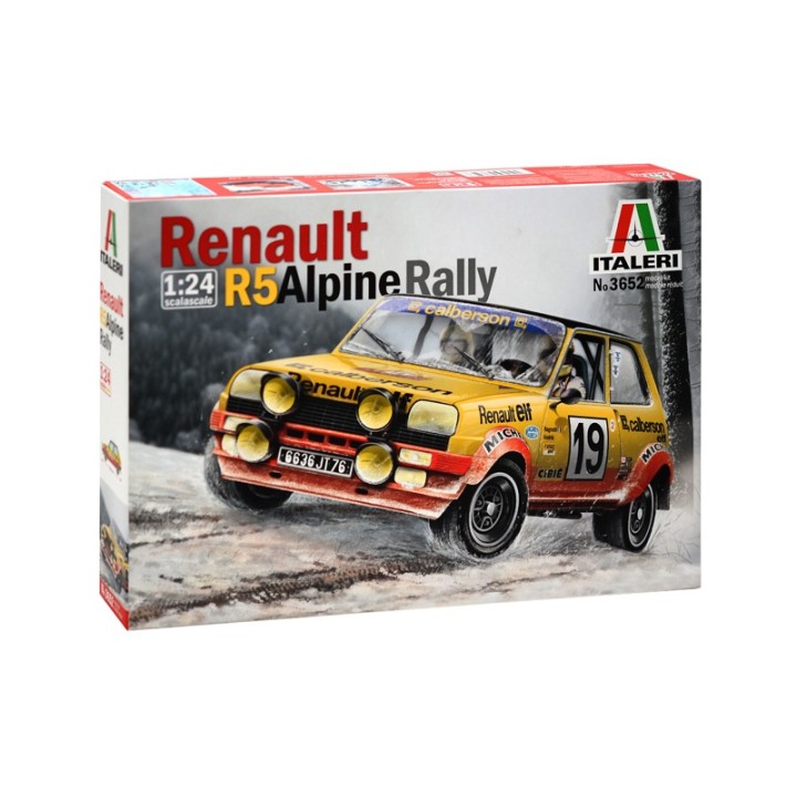 RENAULT R5 ALPINE RALLY ITALERI 1/24