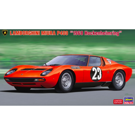LAMBORGINI MIURA P400 1968 HOCKENHEIMRING HASEGAWA 20567 ESCALA 1/24