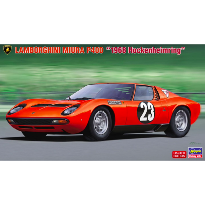 LAMBORGINI MIURA P400 1968 HOCKENHEIMRING HASEGAWA 20567 ESCALA 1/24