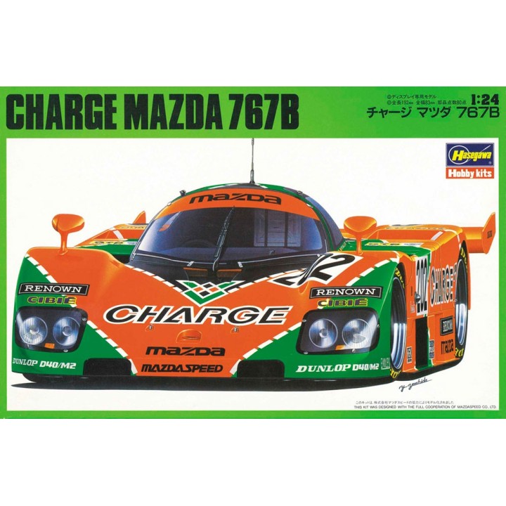 MAZDA 767B CHARGE LE MANS HASEGAWA 20312 ESCALA 1/24