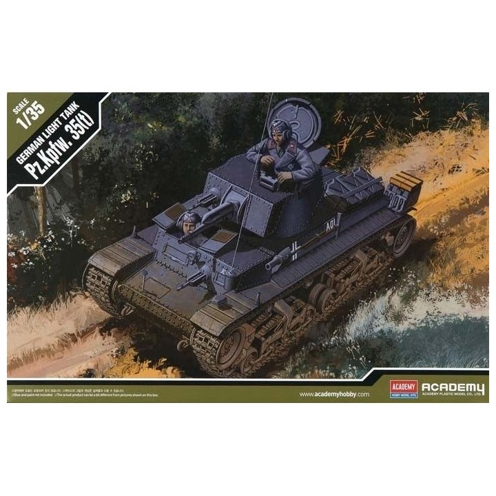 PZ. KPFW. 35 TANQUE LIGERO ALEMAN ACADEMY 1/35