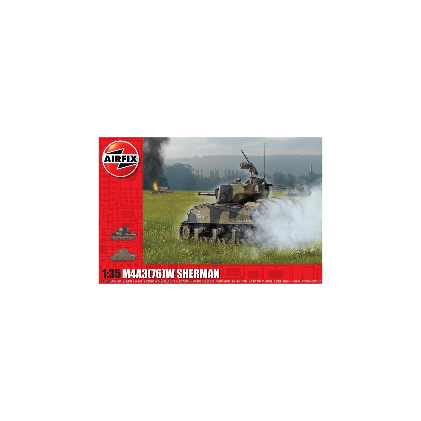 M4A3 SHERMANN AIRFIX 1/35