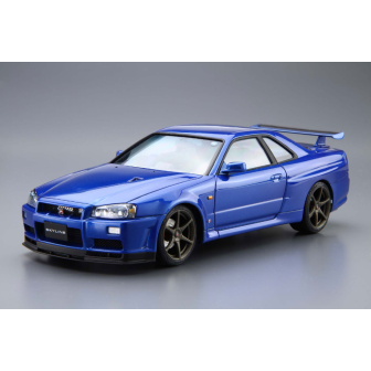 NISSAN BNR34 SKYLINE GT-R AOSHIMA 1/24