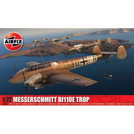 MESSERSCHMITT BF110E TROP AIRFIX 1/72
