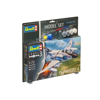 KIT CON PINTURAS F-4J PHANTOM II REVELL 1/72
