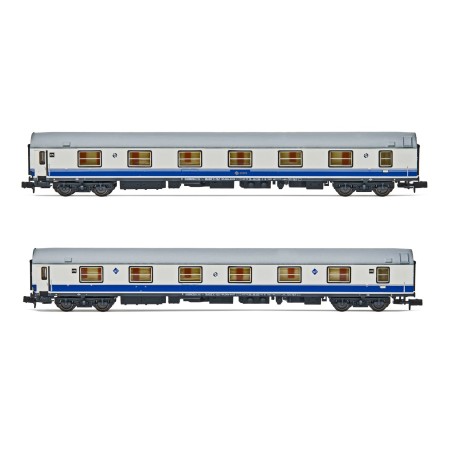 SET 2 COCHES CAMA T2 RENFE LARGO RECORRIDO ARNOLD HN4407 ESCALA N