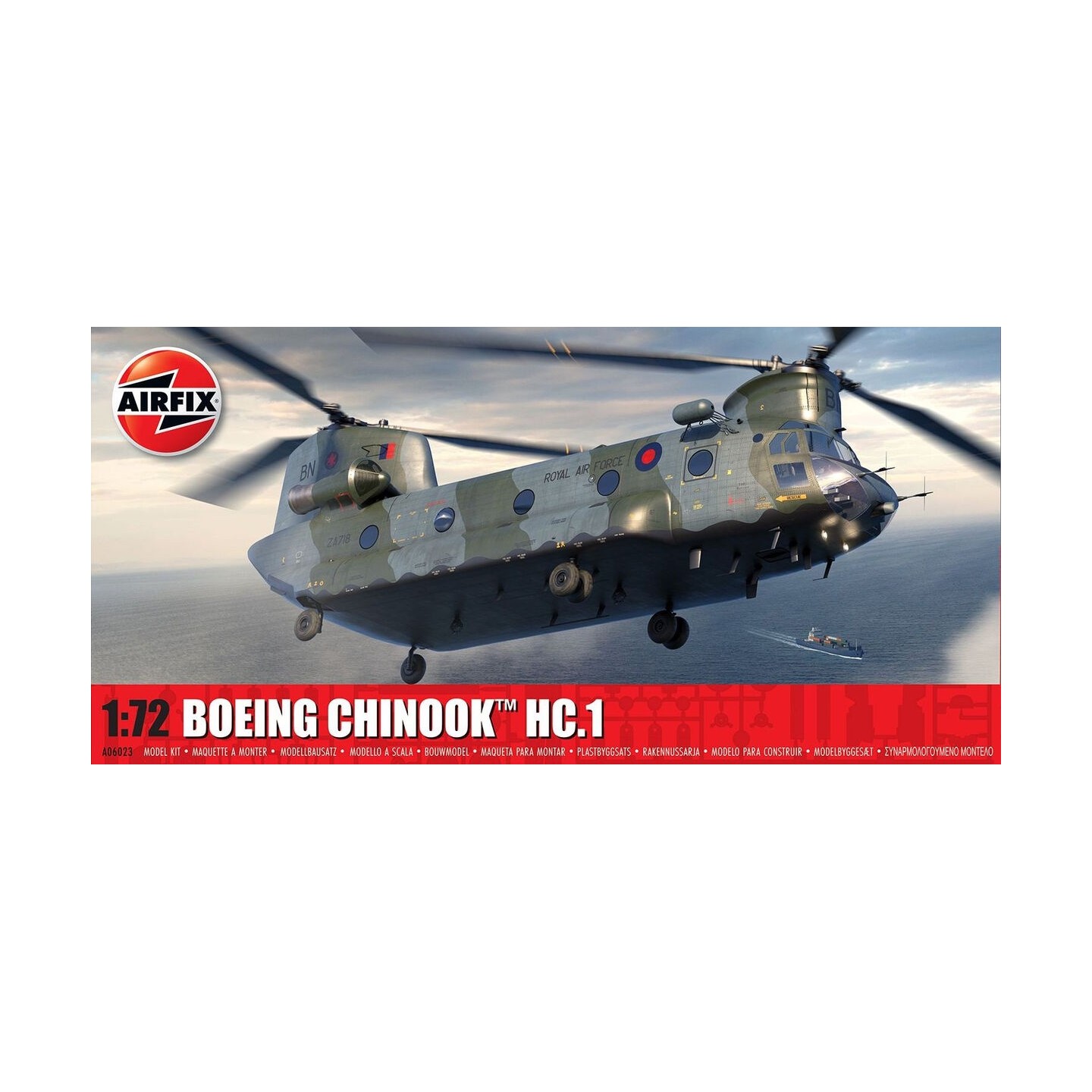 BOEING CHINOOK HC.1 AIRFIX A06023 ESCALA 1/72