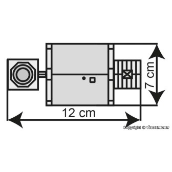 FÁBRICA CON SALA DE CALDERAS Y CHIMENEA KIBRI 37224 ESCALA N