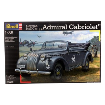 COCHE DE OFICIALES ALEMANES ADMIRAL CABRIOLET" REVELL 1/35 "