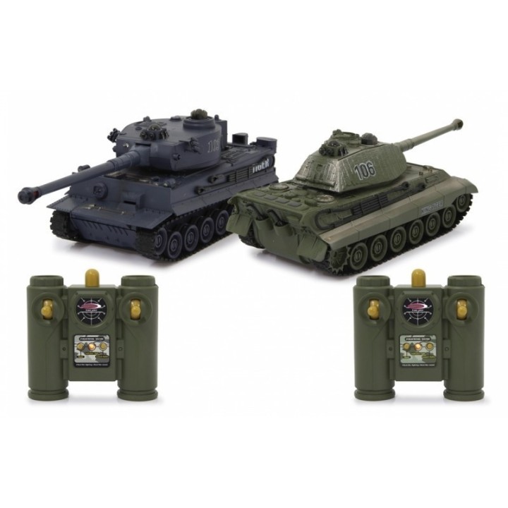 SET 2 TANQUES RC PANZER Y TIGER" JAMARA 403635"