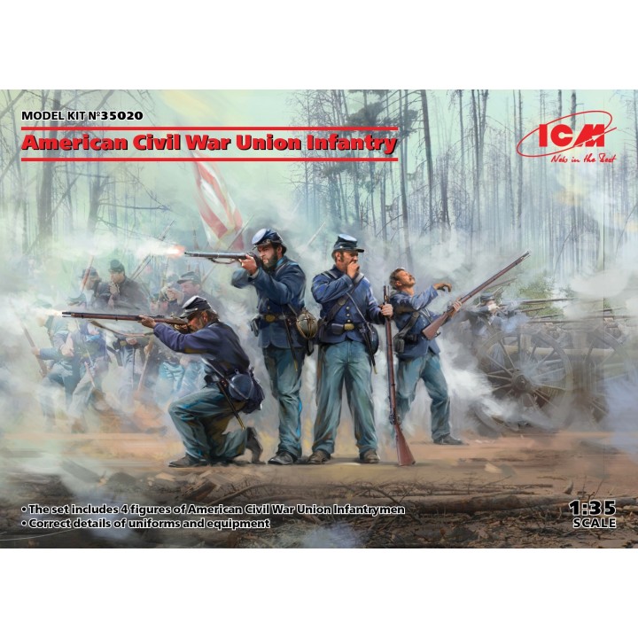 AMERICAN CIVIL WAR UNION INFANTERY ICM 1/35