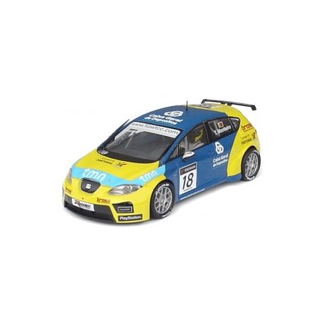 SEAT LEON WTCC MONTEIRO SCALEXTRIC ORIGINAL 6274 1/32