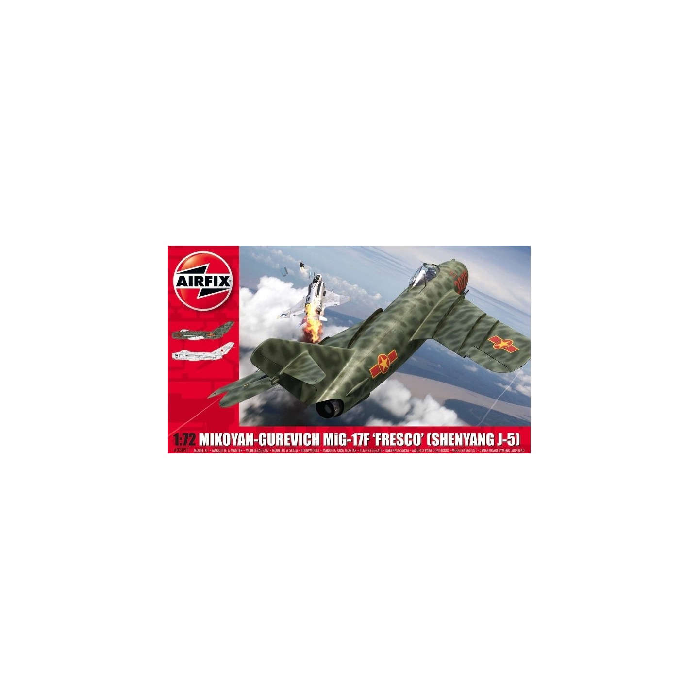 MIKOYAN-GUREVICH MIG-17 FRESCO" AIRFIX 1/72"
