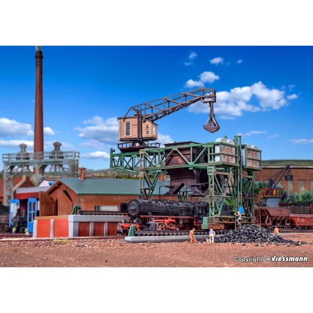PLANTA CON GRUA PARA CARGA DE CARBÓN KIBRI 37442 ESCALA N