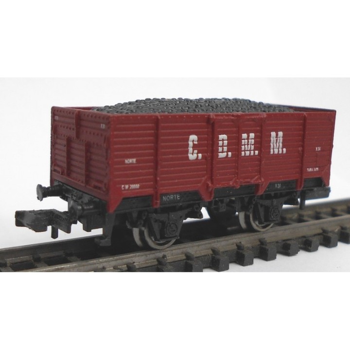 VAGON BORDE ALTO CARGADO KTRAIN 1701N ESCALA N