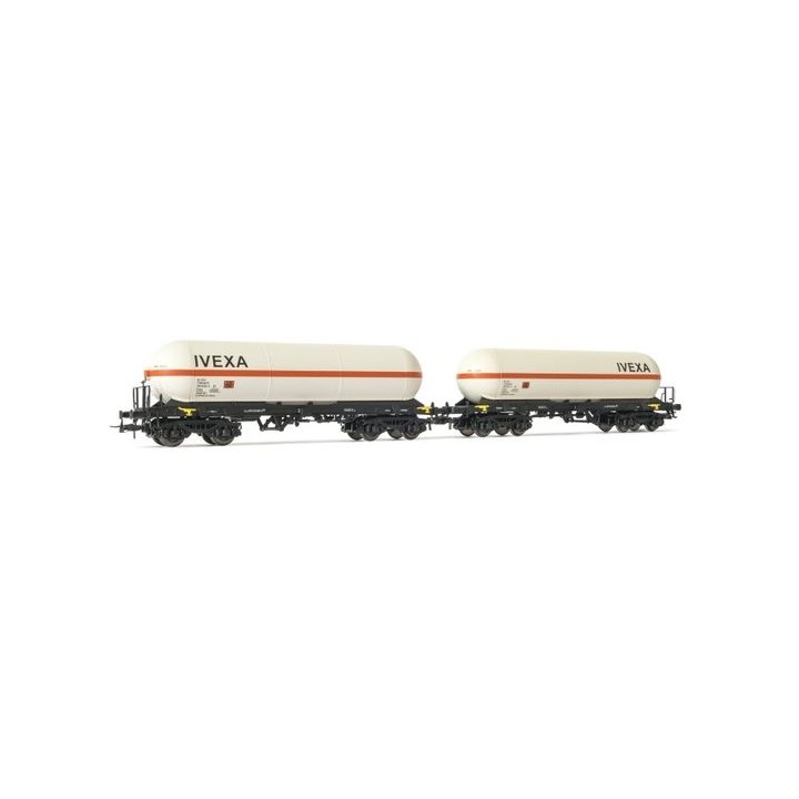 SET DE DOS VAGONES IVEXA ELECTROTREN HE6002 ESCALA H0