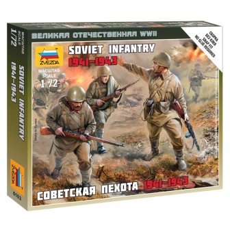 INFANTERIA SOVIETICA WWII ZVEZDA 6103 ESCALA 1/72