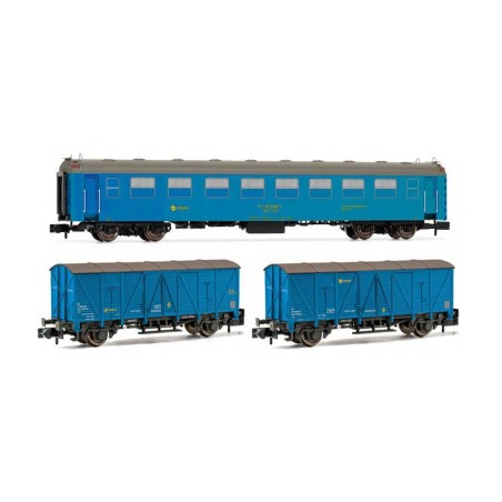 SET 3 COCHES TREN TALLER GRANADA" RENFE ARNOLD HN4457 ESCALA N"