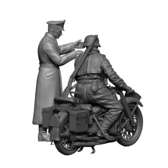 MOTOCICLETA ALEMANA R-12 ZVEZDA 3632 ESCALA 1/35