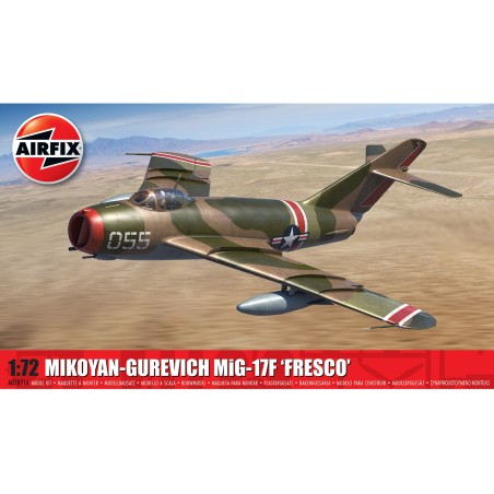 MIG-17F FRESCO"  MIKOYAN-GUREVICH AIRFIX A03091A ESCALA 1/72"