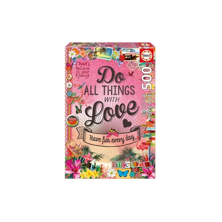 PUZZLE DO ALL THING WHIT LOVE EDUCA 17086