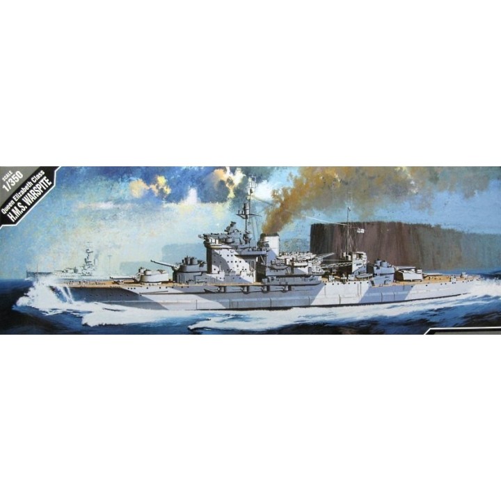 QUEEN ELIZABETH H.M.S. WARSPITE ACADEMY 1/350