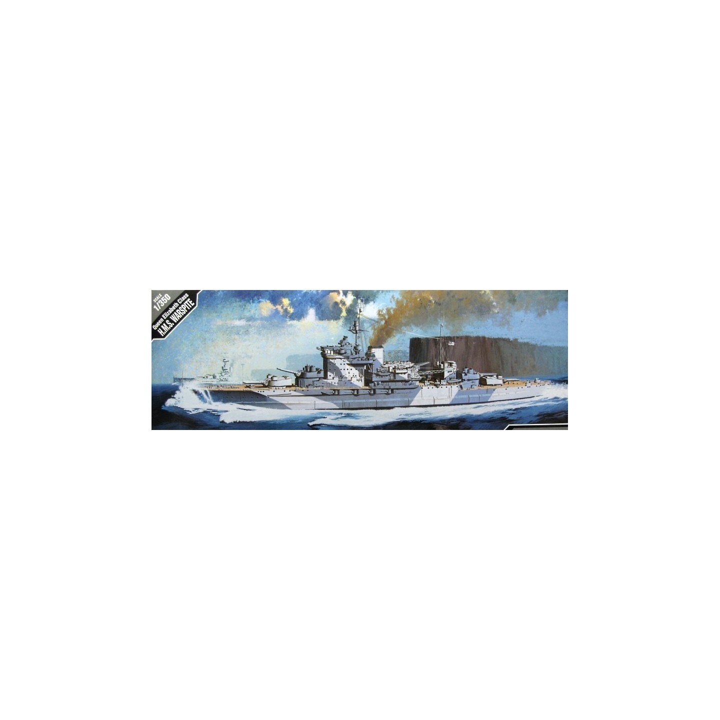 QUEEN ELIZABETH H.M.S. WARSPITE ACADEMY 1/350