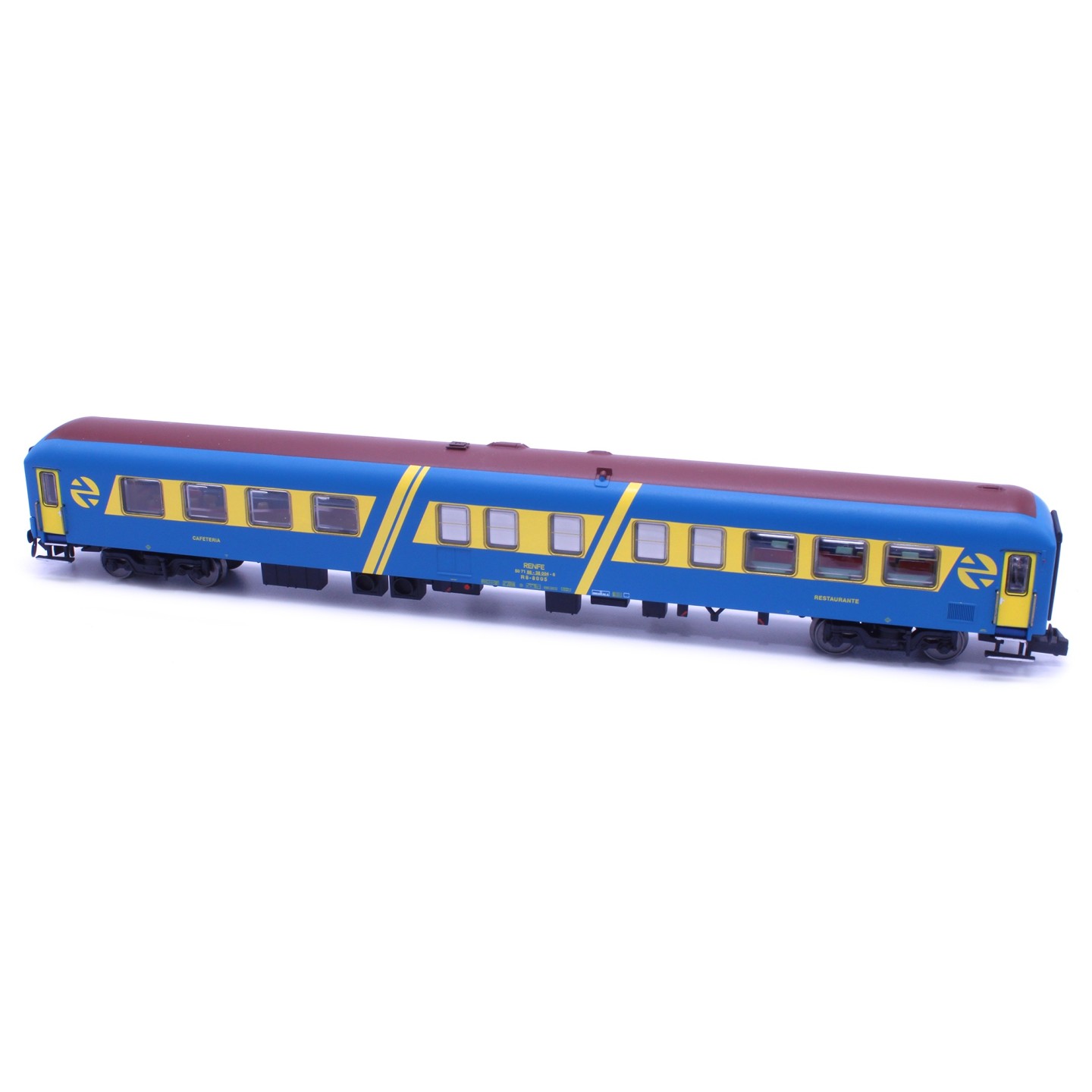 COCHE RESTAURANTE RRR-8004 NUEVA IMAGEN LOGOTIPOS GALLETA" RENFE MFTRAIN N50784 ESCALA N"
