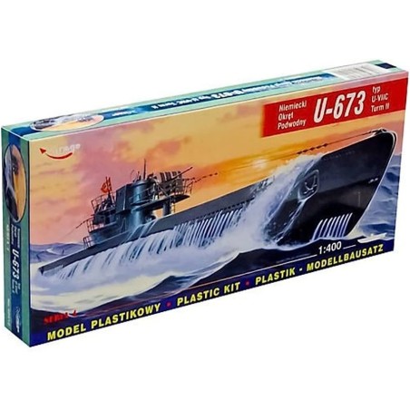 UBOOT U-673 GERMAN MIRAGE 1/400