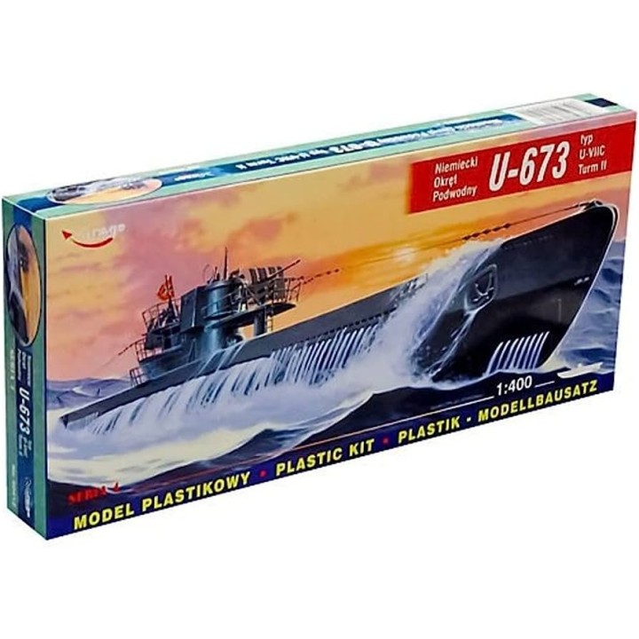 UBOOT U-673 GERMAN MIRAGE 1/400