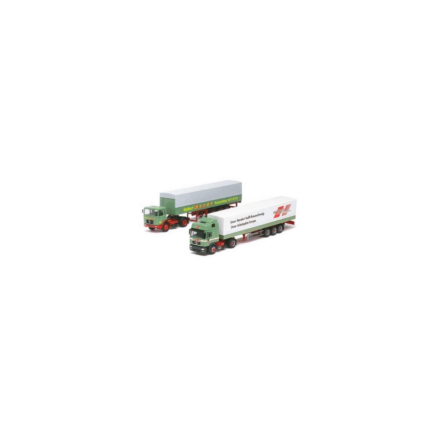 MAN F8 Planensattelzug 2a/3a Y F2000 HD Europlanensattelzug 2a/3a HERPA 187541 ESCALA 1/87