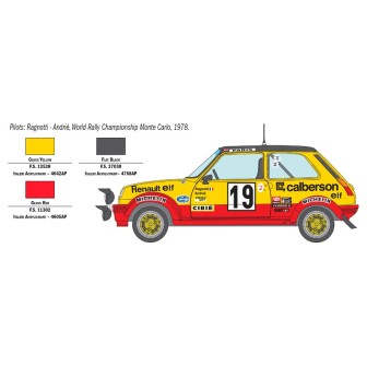 RENAULT R5 ALPINE RALLY ITALERI 1/24