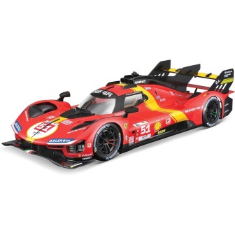 FERRARI 499P 3.0L TURBO V6 GANADOR 24h LE MANS 2023 BURAGO 16301/51 ESCALA 1/18